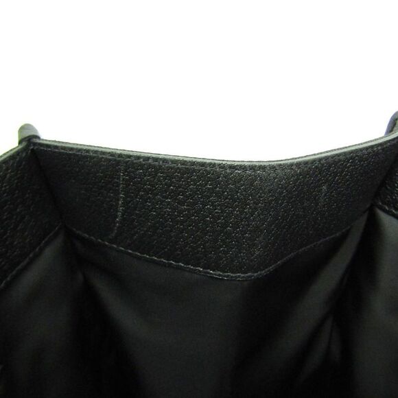 GUCCI Black Leather Shoulder Bag - Picture 8 of 14